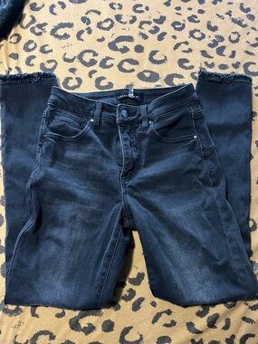 Risen Black Stretch Skinny Jeans Size 3/26